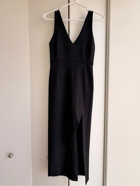 Abercrombie & Fitch Black Midi Dress